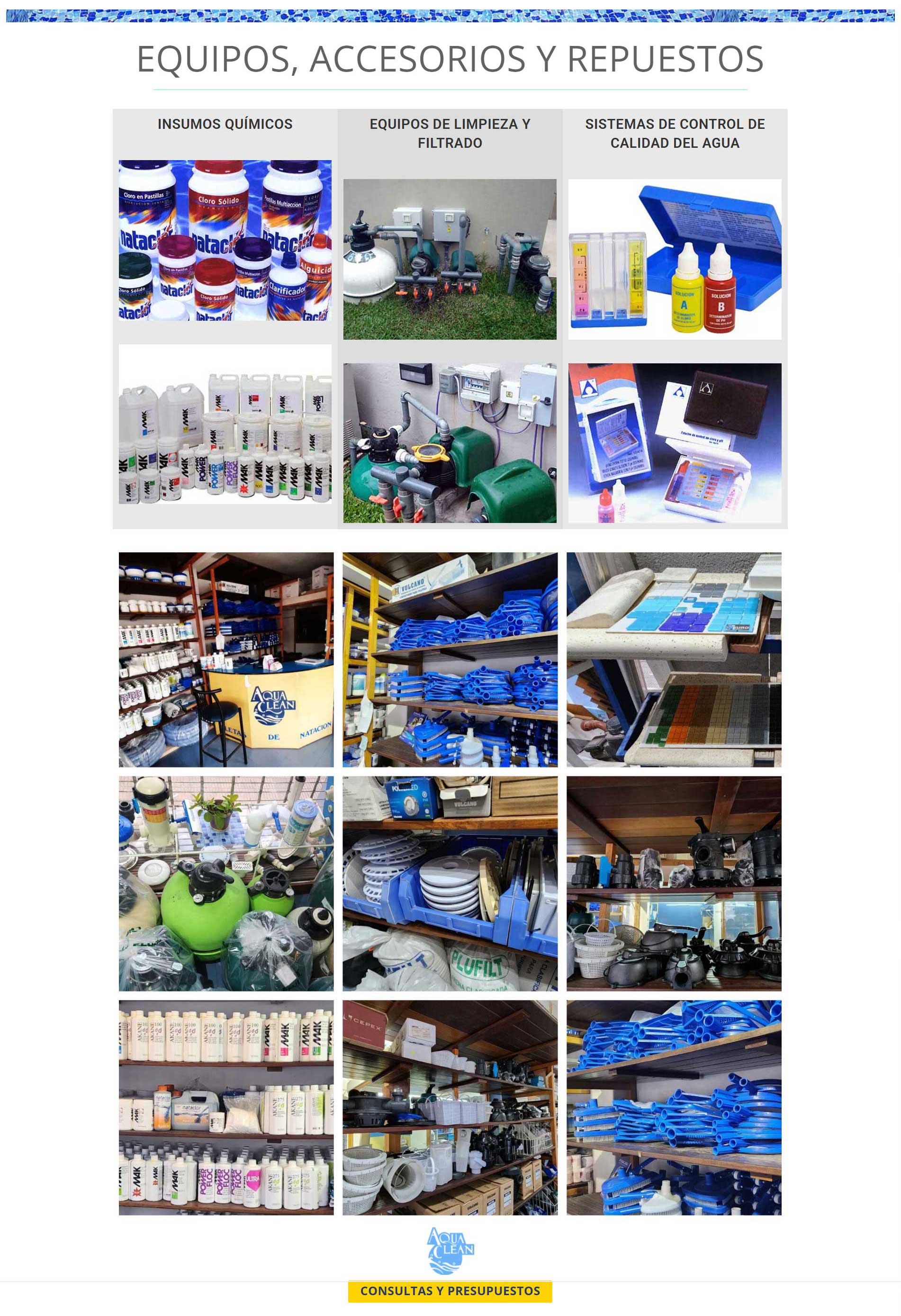 Equipos Accesorios Repuestos